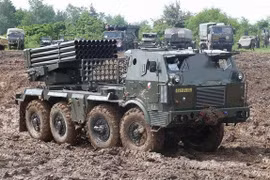 Quân đội Ukraine bắt đầu sử dụng pháo phản lực của Séc ở Donbass