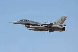 Máy bay F-16 không quân Iraq. Ảnh minh họa