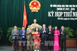 Bà Cao Thị Hòa An được bầu làm Chủ tịch HĐND tỉnh Phú Yên