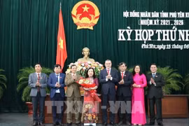 Bà Cao Thị Hòa An được bầu làm Chủ tịch HĐND tỉnh Phú Yên