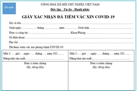 Giấy xác nhận tiêm văcxin thiếu tiếng Anh, khó khăn khi đi nước ngoài