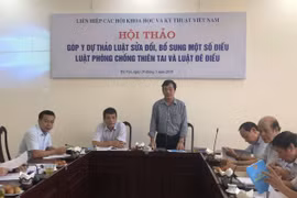 Luật Phòng, chống thiên tai và Luật Đê điều còn nhiều vướng mắc