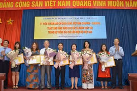 Liên hiệp các Hội Khoa học và Kỹ thuật Việt Nam: Tôn vinh 16 nhà báo xuất sắc 