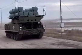 Tên lửa phòng không Buk-M3 của Nga tham chiến ở Ukraina
