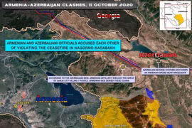 Armenia đẩy lùi một cuộc tấn công, bắn hạ 2 UAV Azerbaijan