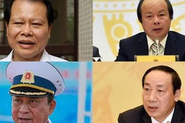 Những cán bộ cấp cao bị kỷ luật trong năm 2019