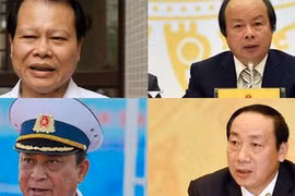Những cán bộ cấp cao bị kỷ luật trong năm 2019