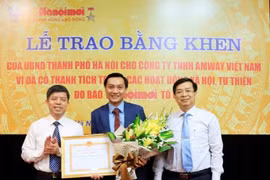 Hà Nội, Lạng Sơn trao tặng Amway Việt Nam bằng khen 