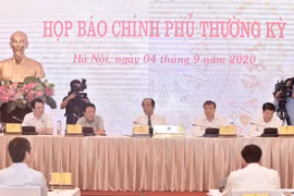Nội dung trả lời báo chí tại Họp báo Chính phủ tháng 8/2020