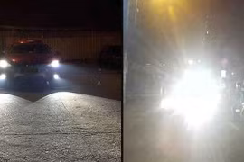 Sử dụng đèn pha khi tham gia giao thông trong thành phố có bị xử phạt?