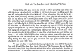 VNPT Quảng Ngãi lên tiếng về đề nghị "không vận chuyển tỏi"