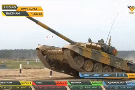 Chùm ảnh ấn tượng đội tăng Việt Nam tham dự Tank Biathlon 2020