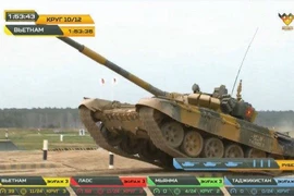 Chùm ảnh ấn tượng đội tăng Việt Nam tham dự Tank Biathlon 2020