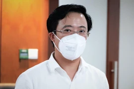 Ông Lê Huỳnh Minh Tú, Phó giám đốc Sở Công thương TP.HCM trả lời tại buổi họp báo.