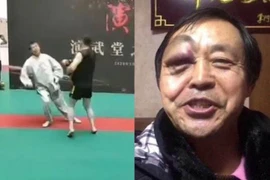 Đại sư Thái Cực Quyền bị đánh sưng húp mắt, thua đo ván sau 30 giây
