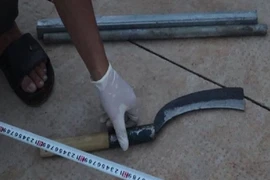 Tang vật của vụ án mạng.