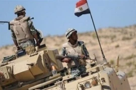 Quân đội Ai Cập tấn công truy quét khủng bố trên bán đảo Sinai. Ảnh Theportal