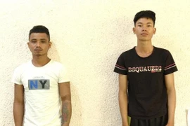 RMar Sun và KPă Hơn tại cơ quan công an.