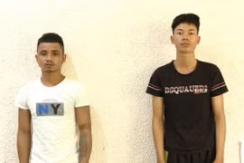 RMar Sun và KPă Hơn tại cơ quan công an.