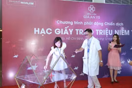 “Gấp Hạc giấy trao triệu niềm tin” vì giấc mơ trẻ thơ 