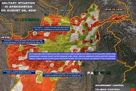 Taliban đánh chiếm thành công hai thành phố thủ phủ của tỉnh ở Afghanistan