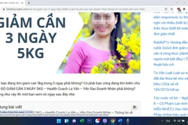  Tiền mất tật mang với "chuyên gia sức khỏe" tự phong