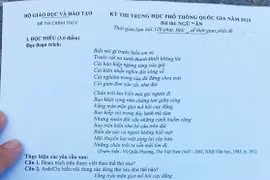 Đề thi Ngữ văn hỏi về 'Ai đã đặt tên cho dòng sông?'