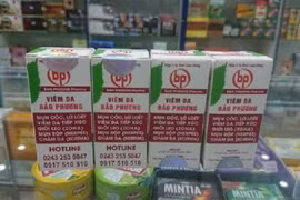 Sở Y tế TP Hà Nội thông báo thu hồi thuốc Viêm da Bảo Phương do không đạt tiêu chuẩn chất lượng.