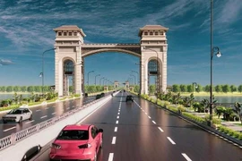 Phối cảnh cầu Trần Hưng Đạo