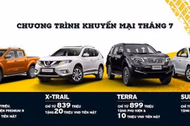 Nissan Việt Nam triển khai chương trình ưu đãi cho khách hàng mua xe trong tháng 7/2019