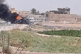 Nghi vấn UAV Mỹ tấn công một xe cơ giới của lực lượng dân quân Iraq