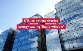 Cửa sổ chất lỏng thông minh điều chỉnh nhiệt độ phòng