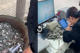 Mất 7 ngày để... đếm tiền mừng cưới