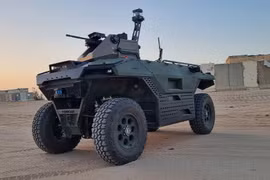 Israel giới thiệu xe robot chiến đấu mặt đất REX MK II đa nhiệm 