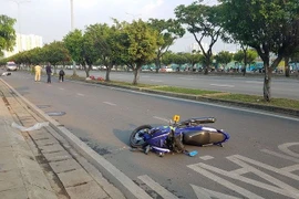 Hiện trường vụ tai nạn.