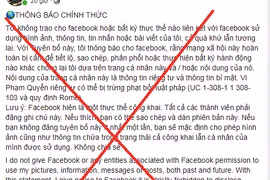 Người dùng Facebook Việt sập bẫy trò lừa đảo đăng tải lại status