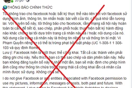 Người dùng Facebook Việt sập bẫy trò lừa đảo đăng tải lại status