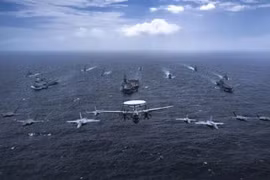 Chiến hạm Australia, Nhật Bản, Anh Và Mỹ diễn tập hải quân MPX 2021