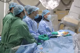 Bệnh viện công đầu tiên thực hiện thủ thuật thay van động mạch chủ qua da