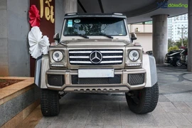 Diện kiến siêu phẩm SUV Mercedes G 500 4×4² tại Việt Nam, không to bằng G63 6x6 nhưng cũng thuộc dạng “khủng long“