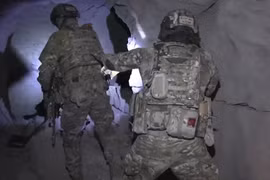 Video: Đặc nhiệm Nga, quân đội Syria phá hủy hầm ngầm IS gần Palmyra
