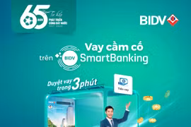 Vay online trong 1 phút và nhiều tính năng mới trên BIDV SmartBanking