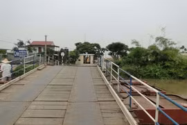 Xây cầu vĩnh cửu thay thế cầu phao nối Hải Phòng với Thái Bình 