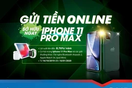 SCB ra mắt chương trình khuyến mãi " gửi tiền online - sở hữu ngay IPhone 11 Pro Max"