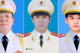 Bộ Công an thông báo lễ tang 3 cán bộ chiến sĩ hy sinh ở Đồng Tâm