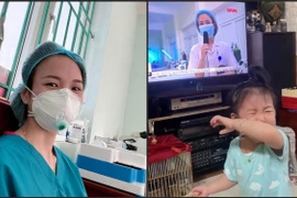 Nữ điều dưỡng có con khóc òa khi thấy mẹ trên tivi: Mình ở nhà, người khác sẽ phải đi thay