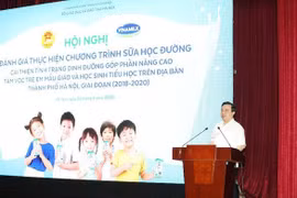 Hơn 1 triệu trẻ mẫu giáo và học sinh tiểu học Hà Nội được thụ hưởng sữa học đường