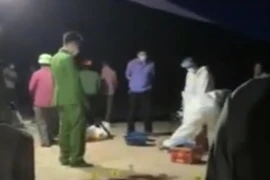 Hiện trường vụ án mạng.