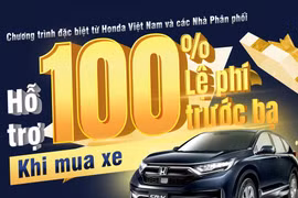 Hỗ trợ 100% lệ phí trước bạ cho khách hàng mua Honda CR-V trong tháng 7