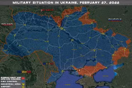 Nga tiếp tục tấn công, không quân thống trị không phận Ukraina